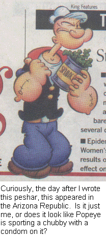 Popeye with a chubby