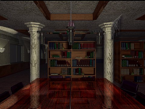 creepy library